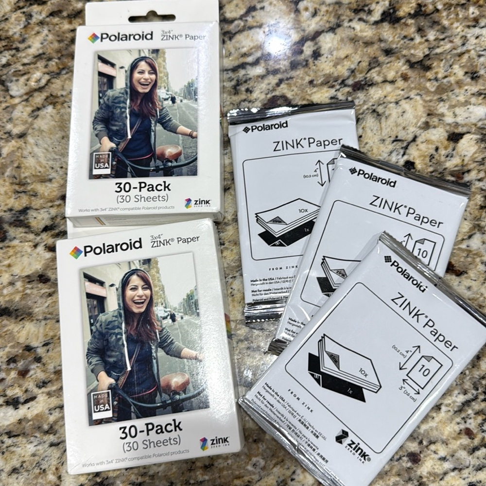 Polaroid 3x4 ZINK Paper (Qty 90)